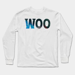 Woo - Psychedelic Style Long Sleeve T-Shirt